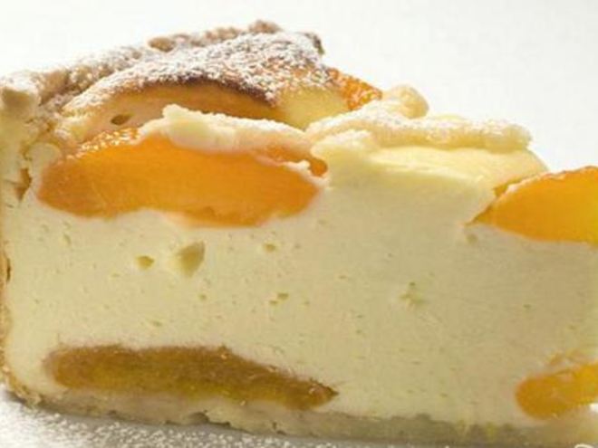 Рецепт абрикосового чизкейка с творогом