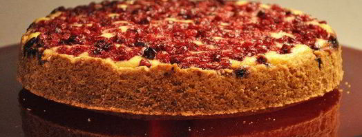 брусничный чизкейк. Шаг 3