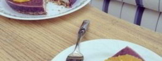 черничный чизкейк с орехами. Шаг 6