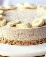 Чизкейк банановый с творогом без выпечки