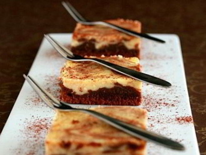 Рецепт чизкейка брауни