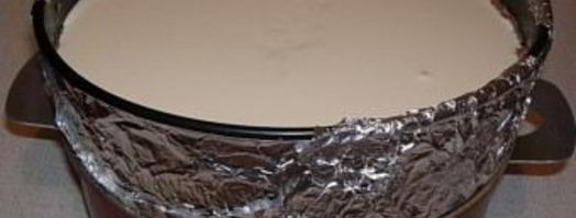 чизкейк из рикотты с выпечкой. Шаг 6