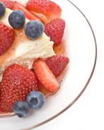 Чизкейк из рикотты со свежими ягодами