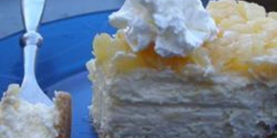 Чизкейк с ананасами