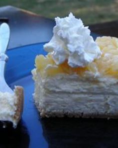 Чизкейк с ананасами