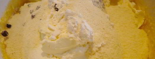 чизкейк с апельсином и изюмом. Шаг 6