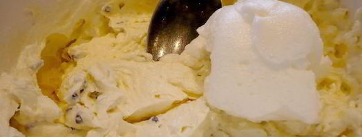 чизкейк с апельсином и изюмом. Шаг 7