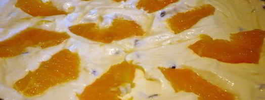 чизкейк с апельсином и изюмом. Шаг 9