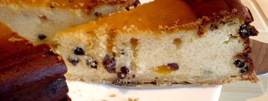 чизкейк с апельсином и изюмом. Шаг 10