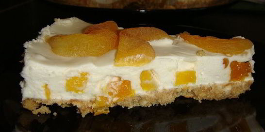 Чизкейк с курагой