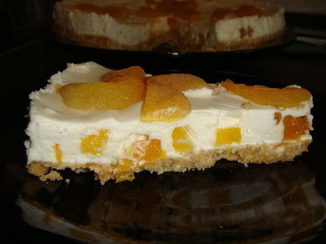 Рецепт чизкейка с курагой