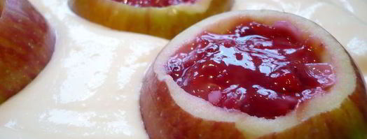 чизкейк с печеными яблоками. Шаг 6