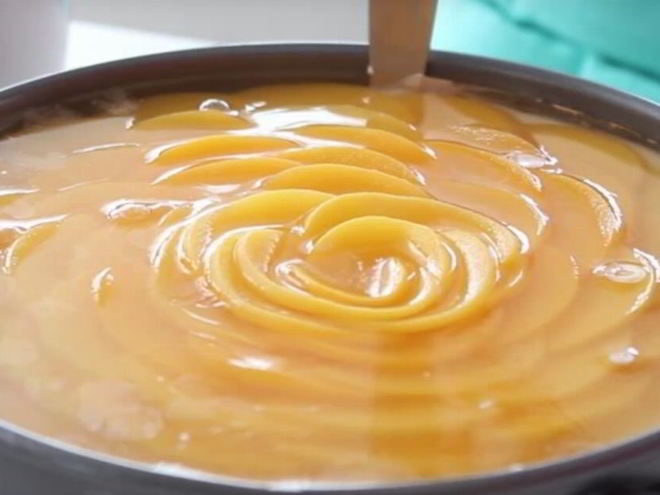 Рецепт чизкейка с персиками