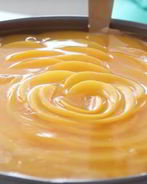 Чизкейк с персиками