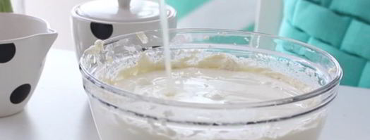 чизкейк с персиками. Шаг 2