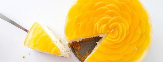 чизкейк с персиками. Шаг 9