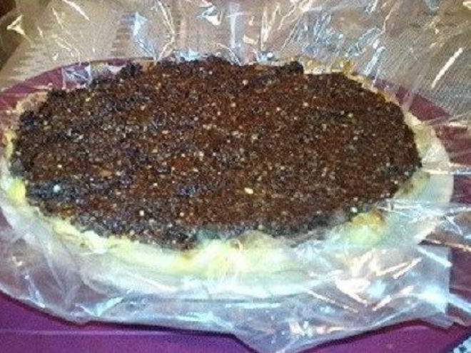 Рецепт чизкейка с плавленым сливочным сыром и шоколадной пастой с кешью и фундуком