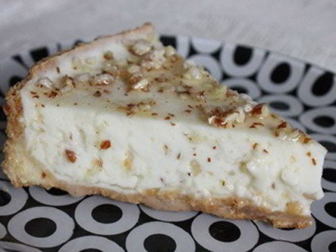 Рецепт чизкейка с пралине из грецких орехов