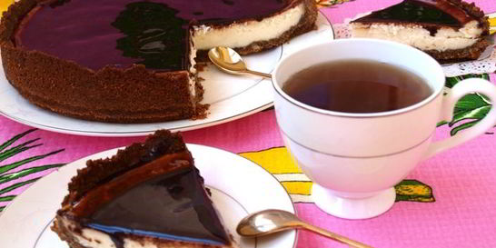 Чизкейк с шоколадом