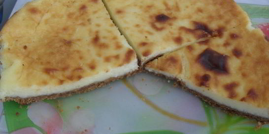 Чизкейк с творогом и сгущенкой