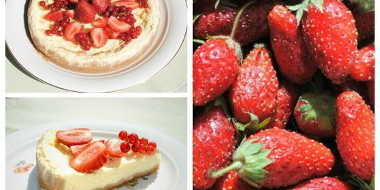 Чизкейк с ягодами