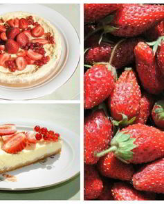 Чизкейк с ягодами