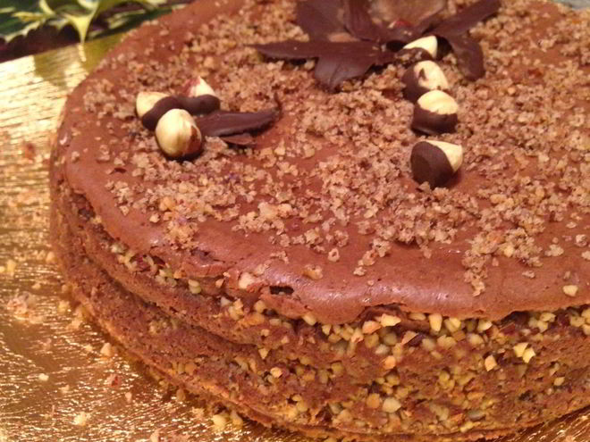 Рецепт чизкейка шоколадно-ореховый