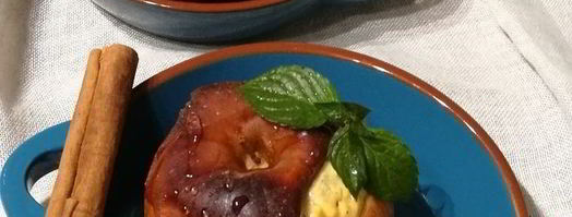 чизкейк в яблоке. Шаг 5