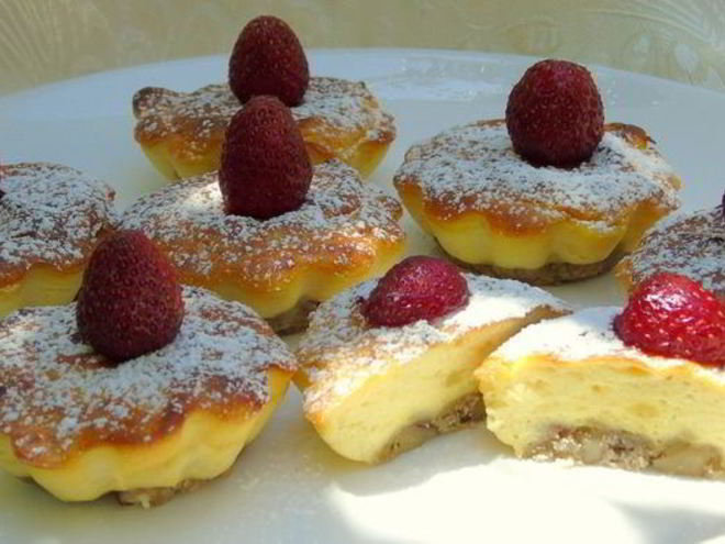 Рецепт диетического мини-чизкейка