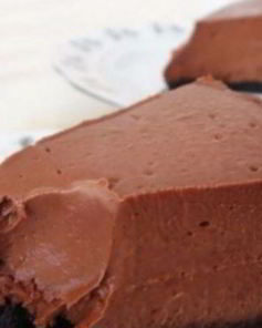 Диетический шоколадный чизкейк с творогом