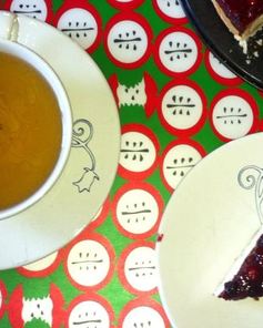 Домашний ягодный чизкейк