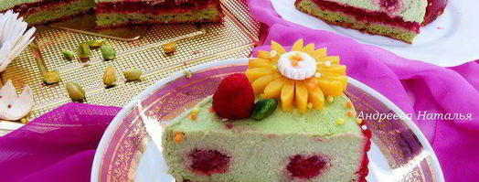 фисташковый чизкейк с малиной. Шаг 19