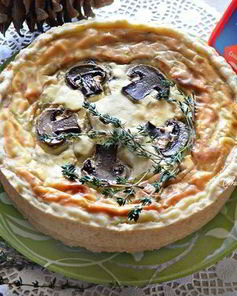 Грибной закусочный чизкейк