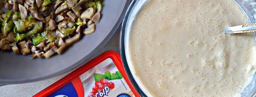 грибной закусочный чизкейк. Шаг 5