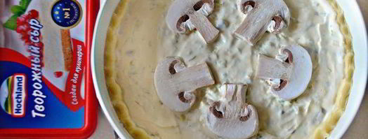 грибной закусочный чизкейк. Шаг 6