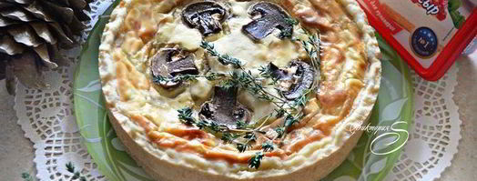 грибной закусочный чизкейк. Шаг 7