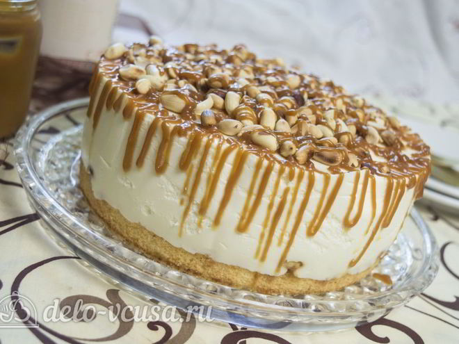 Рецепт карамельный чизкейк без выпечки