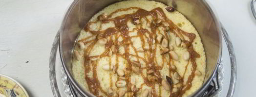 карамельный чизкейк без выпечки. Шаг 6