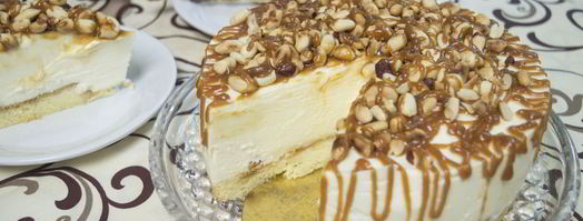 карамельный чизкейк без выпечки. Шаг 10