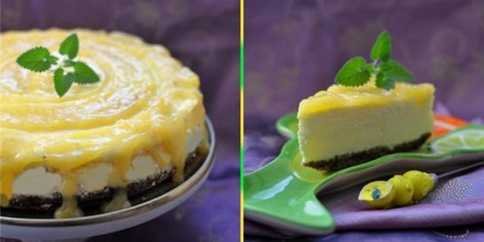 Лимонный чизкейк