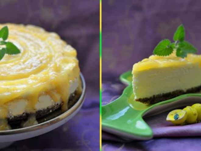 Рецепт лимонного чизкейка