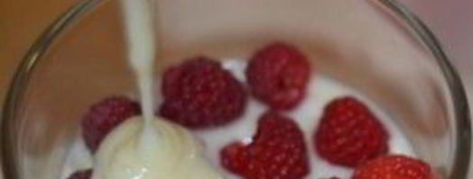 малиновый чизкейк-парфе без выпечки. Шаг 2