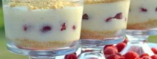 малиновый чизкейк-парфе без выпечки. Шаг 3