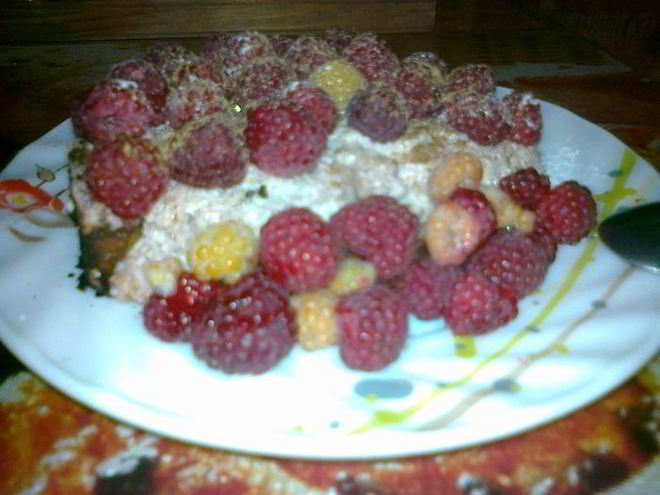 Рецепт малинового чизкейка