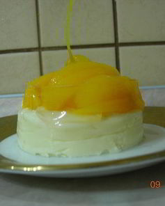 Мини чизкейк с персиками