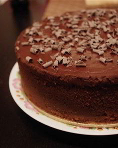 Насыщенный шоколадный чизкейк