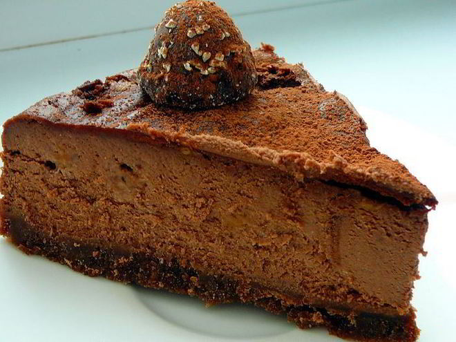 Рецепт ну очень шоколадный чизкейк