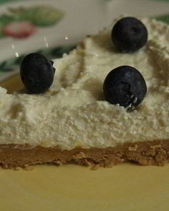 Очень простой лимонный чизкейк с ягодами