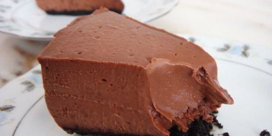 Шоколадный чизкейк без выпечки