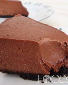 Шоколадный чизкейк без выпечки